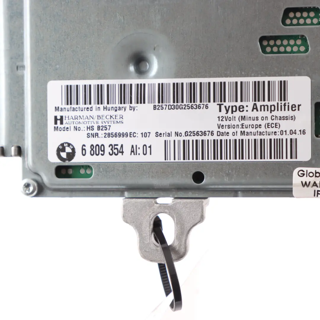 Control Unit Module Active Sound Design to BMW F20 F21 F22 F23 with Part number 6809354 BMW F20 F21 F22 F23 Control Unit Module Active Sound Design - SKU 6809354 - Part number 6809354