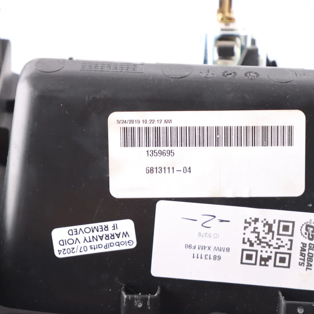 Consola Central Cubierta Envolvente Trasera Negro para BMW X3 X4 F97 F98 con número de pieza 6813111 BMW X3 X4 F97 F98 Consola Central Cubierta Envolvente Trasera Negro - SKU 6813111 - Número de pieza 6813111