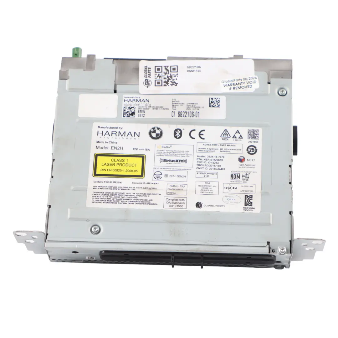 Head Unit BMW X3 F25 X4 F26 Radio Media GPS Sat Navigation Unit to with Part number 6822106 Head Unit BMW X3 F25 X4 F26 Radio Media GPS Sat Navigation Unit - SKU 6822106 - Part number 6822106