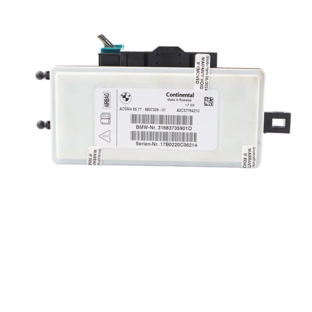  Module Air BMW F01 LCI F07 F10 F11 F22 F25 ECU de contrôle Sécurité - SKU 6837359 - Numéro de pièce 6837359