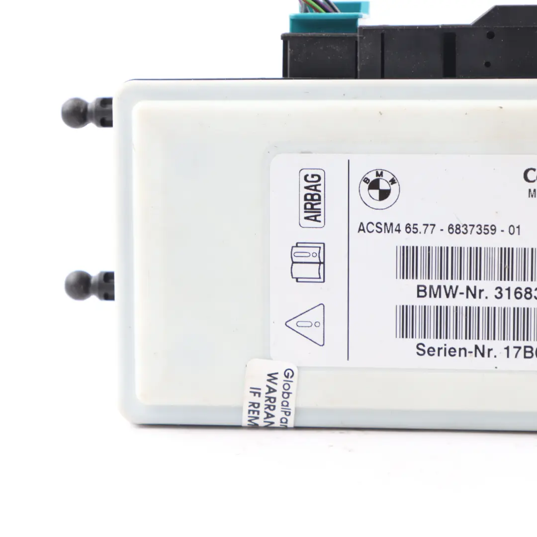 Moduł Sensor Poduszek Powietrza ECU do BMW F01 LCI F07 F10 F11 F22 F25 o numerze 6837359 BMW F01 LCI F07 F10 F11 F22 F25 Moduł Sensor Poduszek Powietrza ECU - SKU 6837359 - Numer Części 6837359