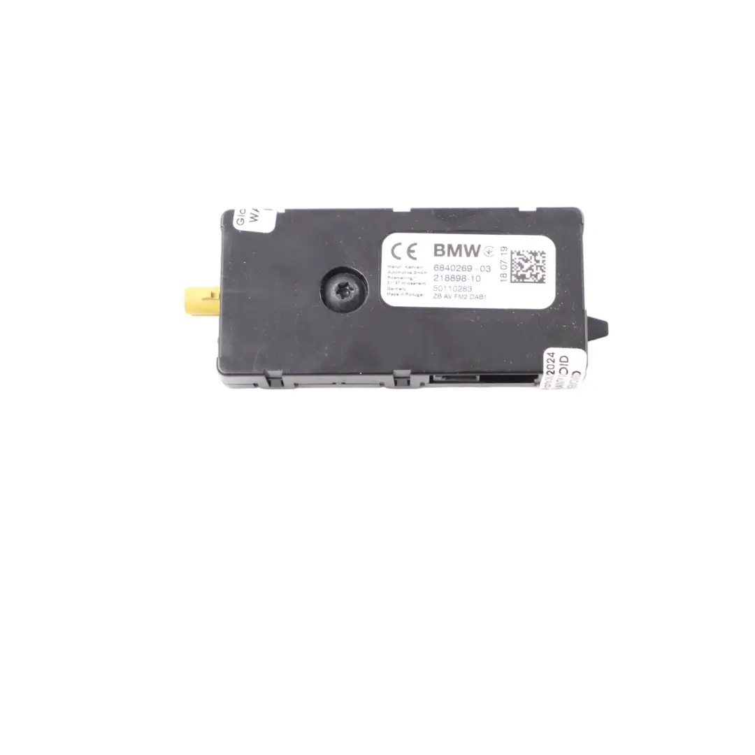 X4M F98 G02 Antennenverstärker Radio Signal FM2 DAB Verstärkermodul für BMW mit Teilenummer 6840269 BMW X4M F98 G02 Antennenverstärker Radio Signal FM2 DAB Verstärkermodul - SKU 6840269 - Teilenummer 6840269