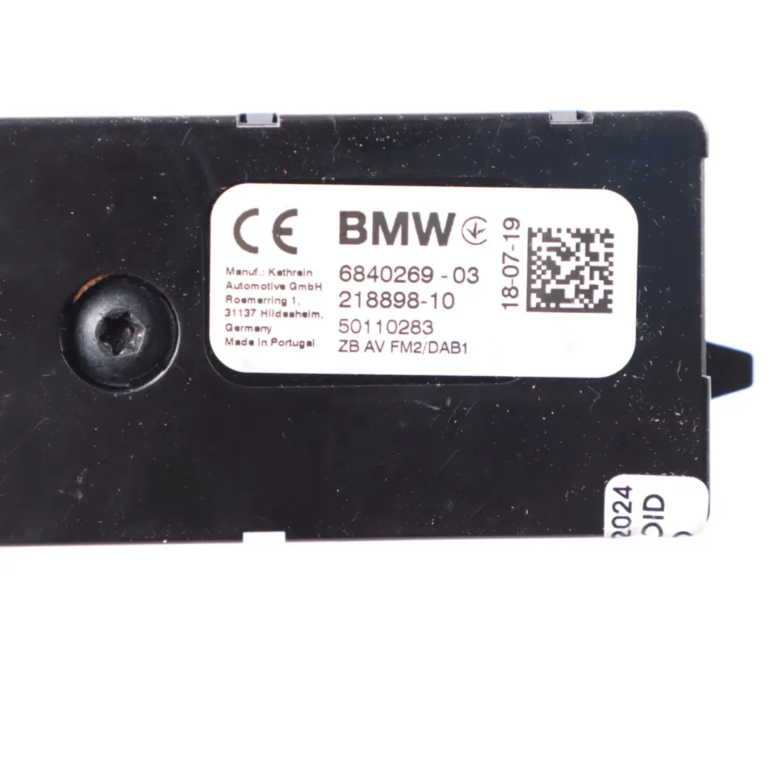  Antenna Amplifier BMW X4M F98 G02 Radio Signal FM2 DAB Amplifier Module - SKU 6840269 - Part number 6840269