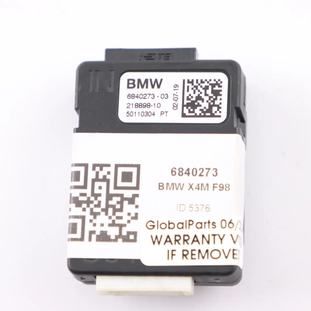 BMW X4 G02 X6 G06 X4 M F98 Antenne Amplificateur Unité Contrôle Module - SKU 6840273 - Numéro de pièce 6840273