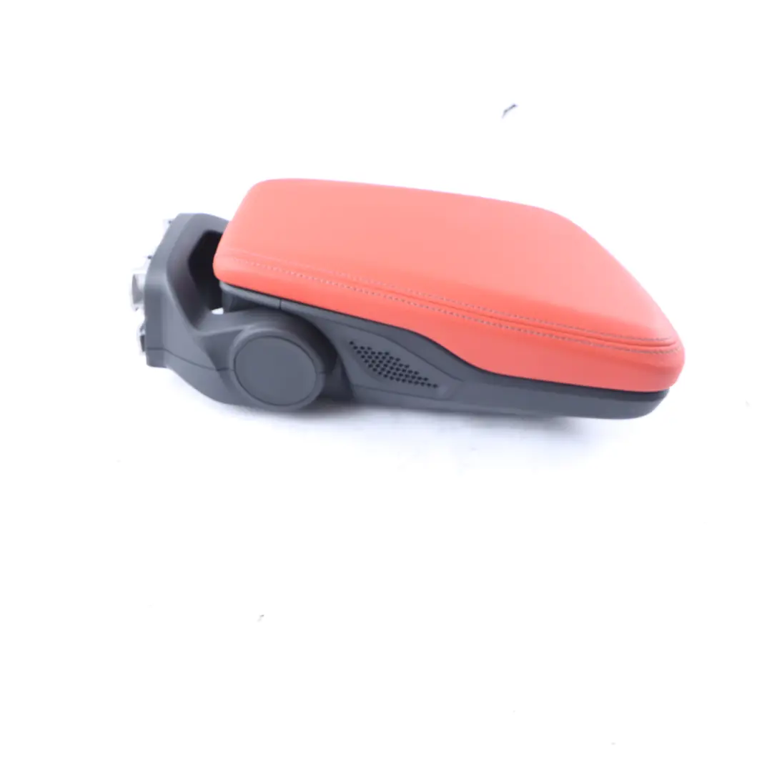 BMW X2 F39 Centre Armrest Holder Cover Leather Magma Red - SKU 6841177 - Part number 6841177