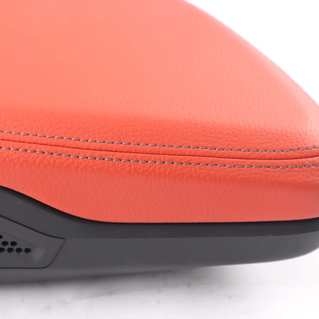 BMW X2 F39 Centre Armrest Holder Cover Leather Magma Red - SKU 6841177 - Part number 6841177