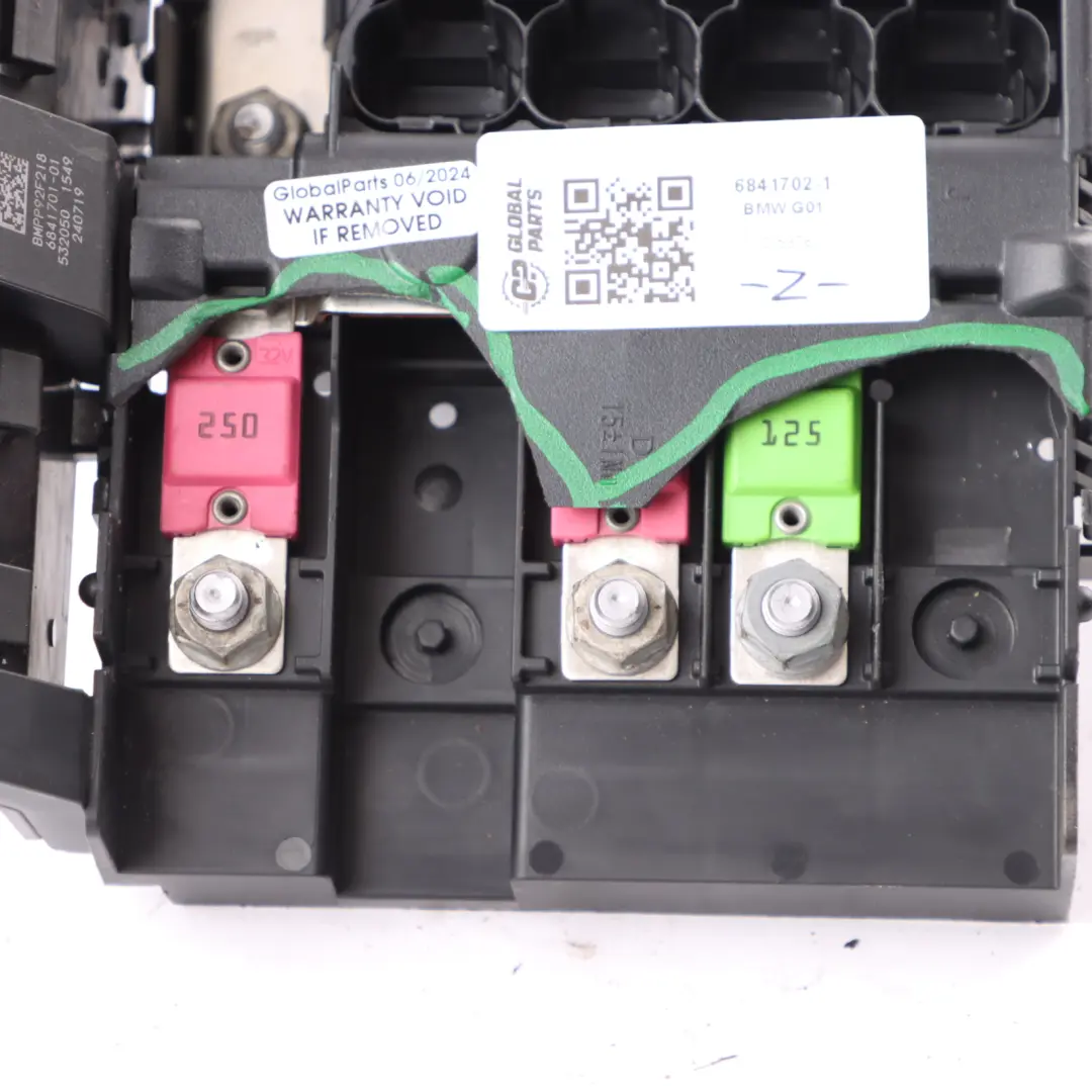 Distribution Box BMW X3 G01 X4 G02 Power Junction Point B+ Control Rear 6841701 to with Part number 6841702 Distribution Box BMW X3 G01 X4 G02 Power Junction Point B+ Control Rear 6841701 - SKU 6841702-1 - Part number 6841702