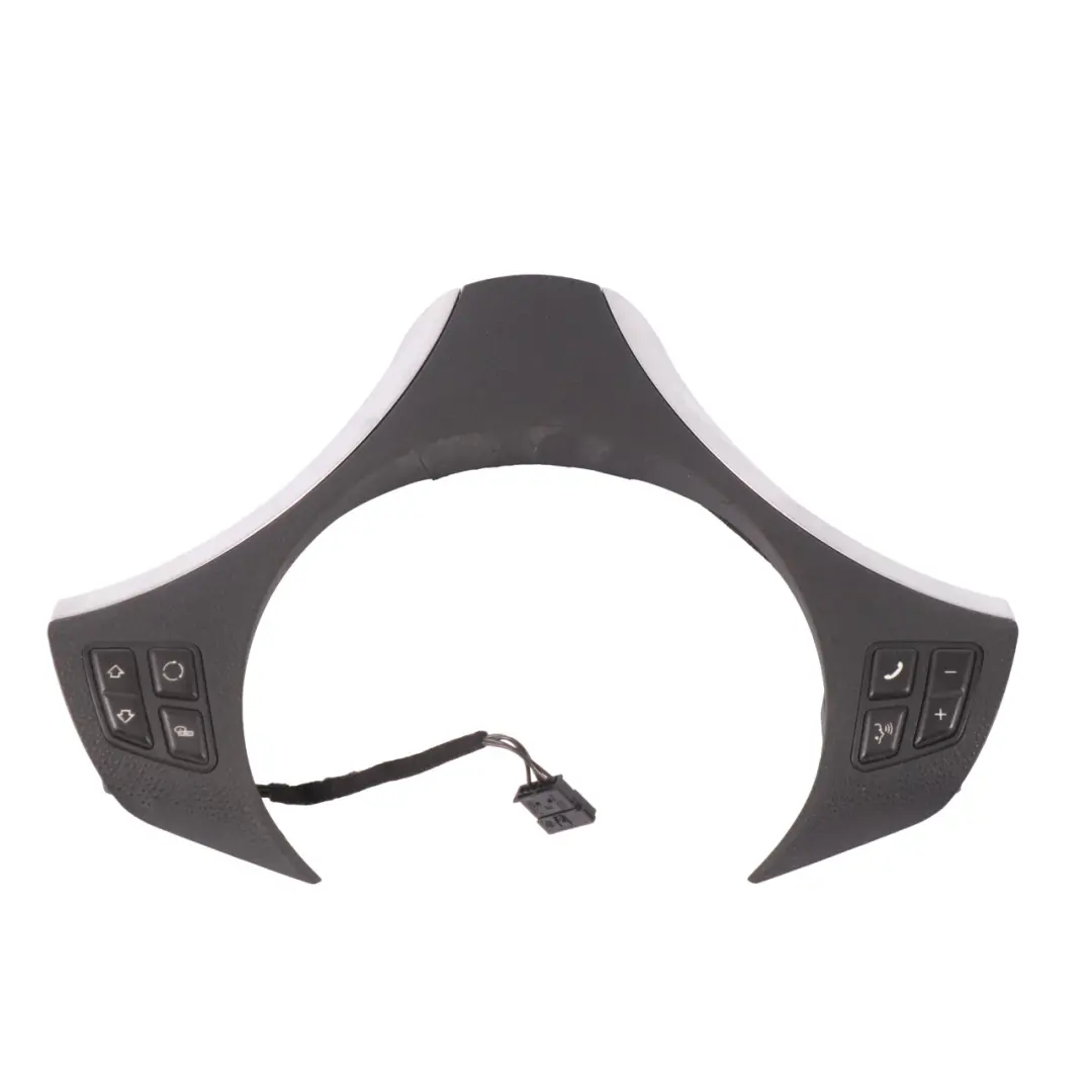 Trim Panel Multifunction Switch Steering Chrome to Wheel Cover BMW E81 E87 E90 E91 with Part number 6850544 Wheel Cover BMW E81 E87 E90 E91 Trim Panel Multifunction Switch Steering Chrome - SKU 6850544-4 - Part number 6850544