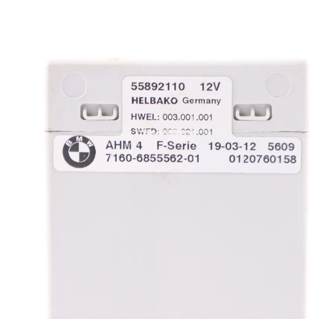 BMW F10 F20 F30 Tow Bar Trailer Towing Control Module Unit AHM 4 - SKU 6855562 - Part number 6855562