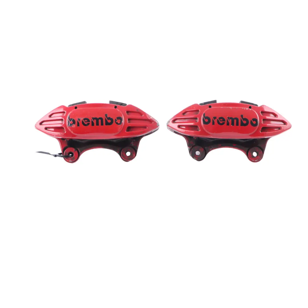 Front Wheel Brembo Brakes Caliper Set to Mini R55 R56 R57 JCW John Cooper Works with Part number 6784589 Mini R55 R56 R57 JCW John Cooper Works Front Wheel Brembo Brakes Caliper Set - SKU 6856651/652-2 - Part number 6784589