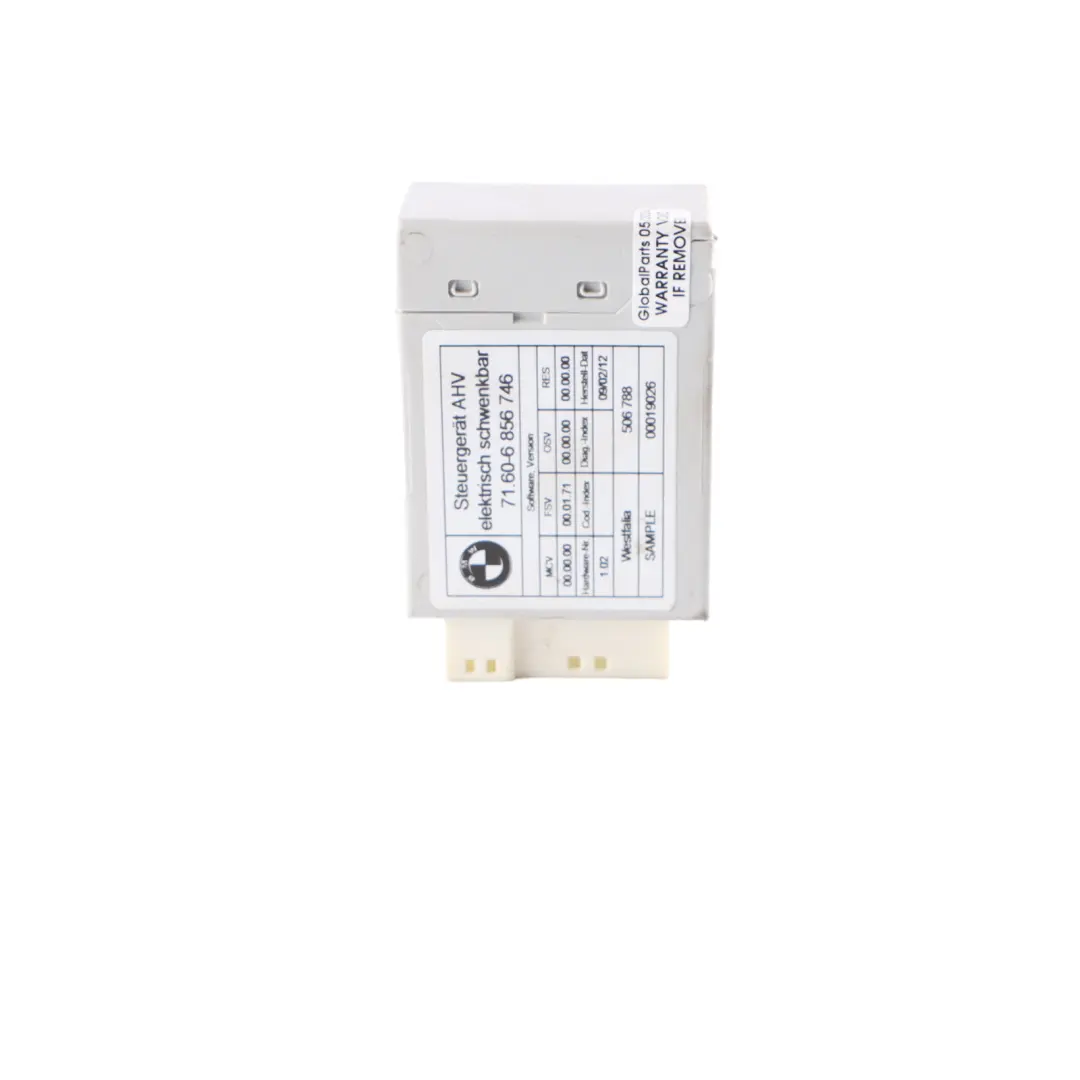 Towing Module BMW F11 Tourning Trailer Towing Control Unit to with Part number 6856746 Towing Module BMW F11 Tourning Trailer Towing Control Unit - SKU 6856746 - Part number 6856746