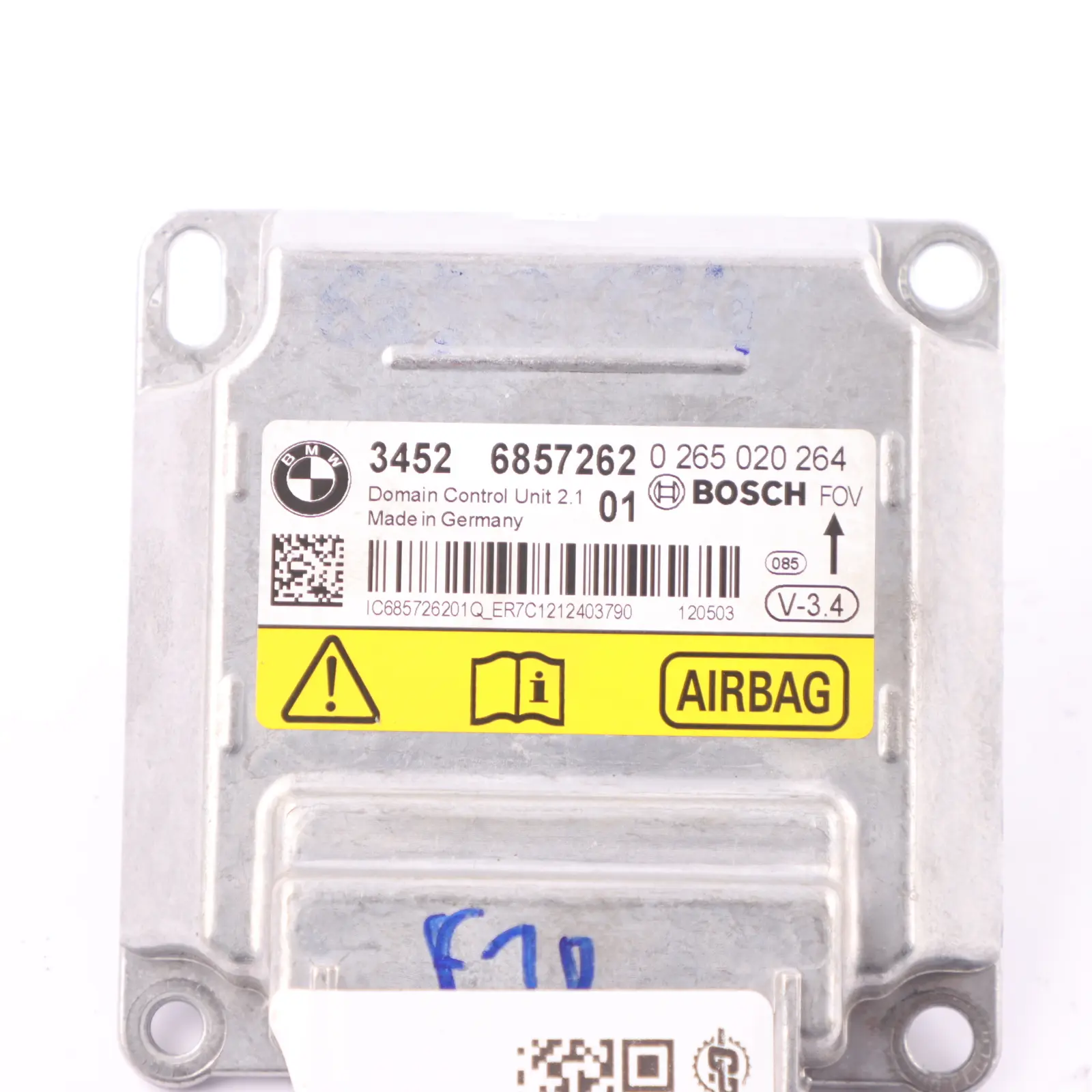 Luftmodul BMW F01 F02 LCI F10 F11 F13 ICM SRS Steuergerät ECU Bosch 6857262