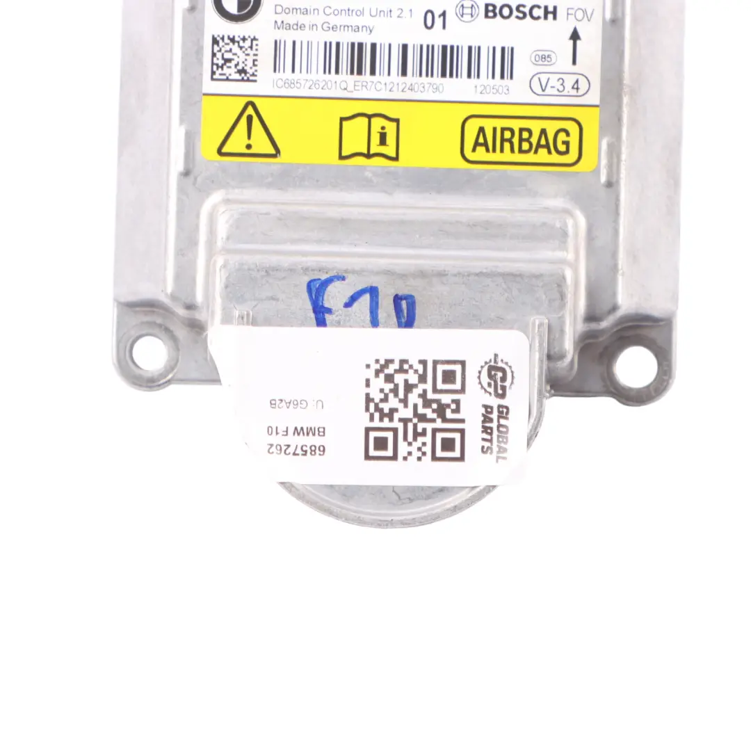 Air Module BMW F01 F02 LCI F10 F11 F13 ICM SRS Control Unit ECU Bosch - SKU 6857262 - Part number 6857262