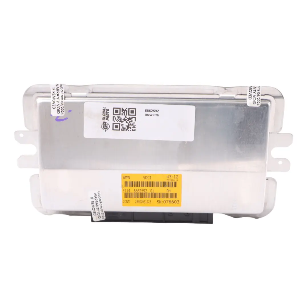 Suspension Control Module BMW X5 F15 F20 F30 VDC Unit to with Part number 6862592 Suspension Control Module BMW X5 F15 F20 F30 VDC Unit - SKU 6862592 - Part number 6862592