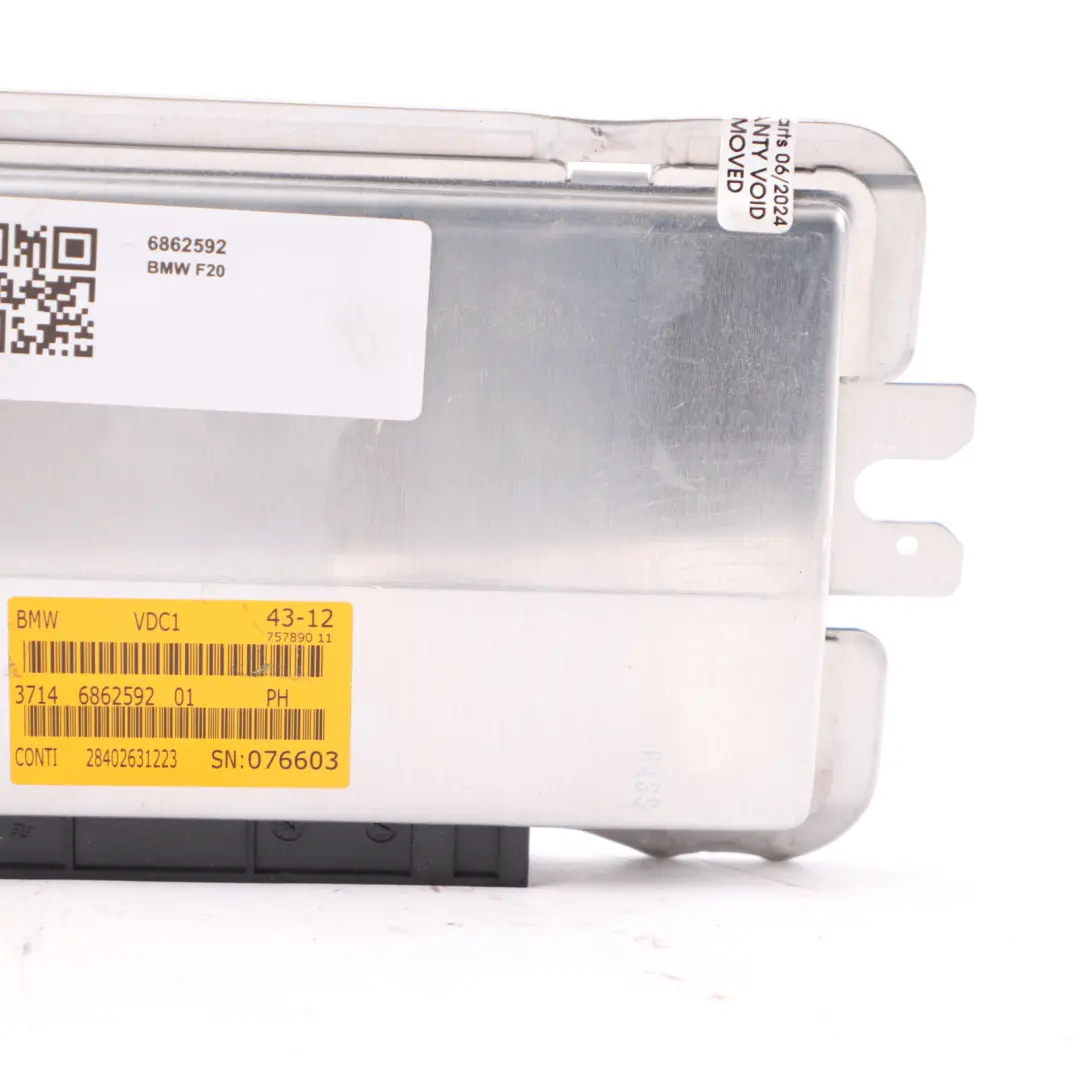 Suspension Control Module BMW X5 F15 F20 F30 VDC Unit to with Part number 6862592 Suspension Control Module BMW X5 F15 F20 F30 VDC Unit - SKU 6862592 - Part number 6862592