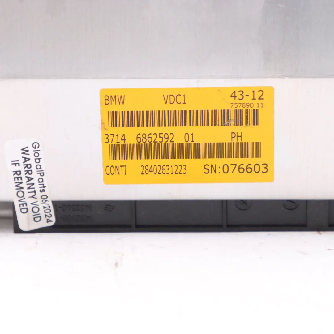 Suspension Control Module BMW X5 F15 F20 F30 VDC Unit to with Part number 6862592 Suspension Control Module BMW X5 F15 F20 F30 VDC Unit - SKU 6862592 - Part number 6862592