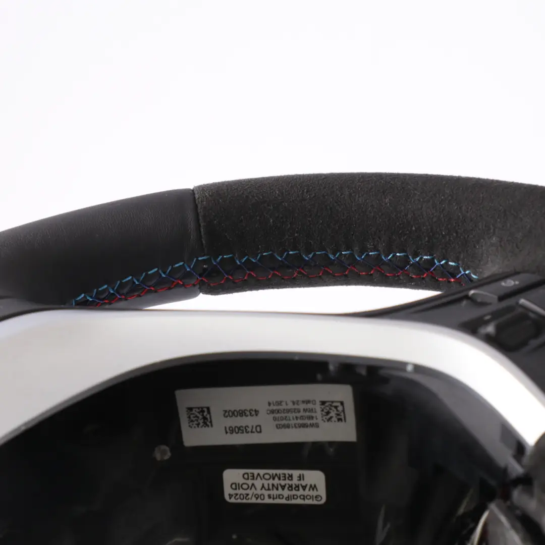 Steering Wheel BMW F20 F30 F32 NEW Black Leather Alcantara Sport Paddle Shift - SKU 6863343-4 - Part number 6863343