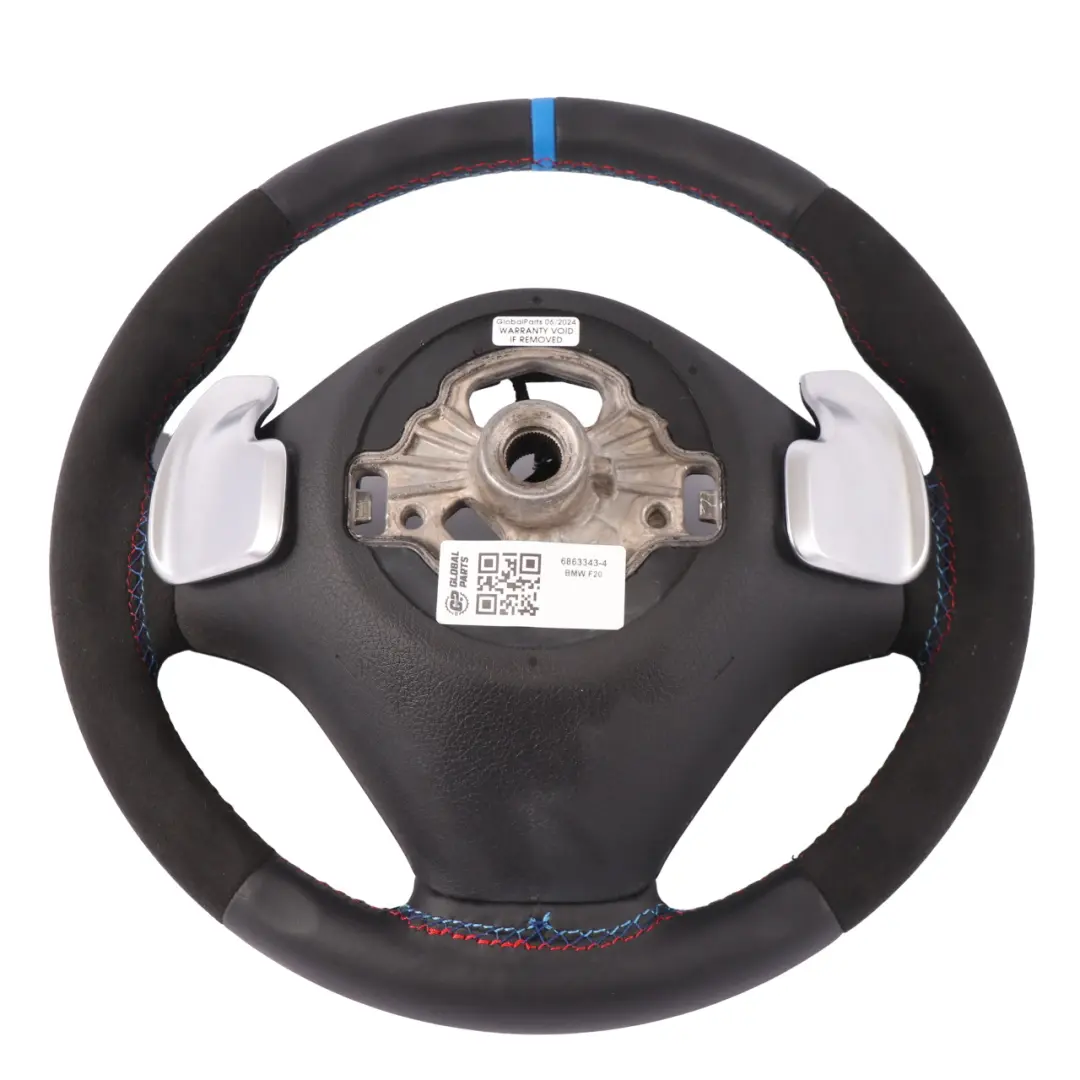  Steering Wheel BMW F20 F30 F32 NEW Black Leather Alcantara Sport Paddle Shift - SKU 6863343-4 - Part number 6863343