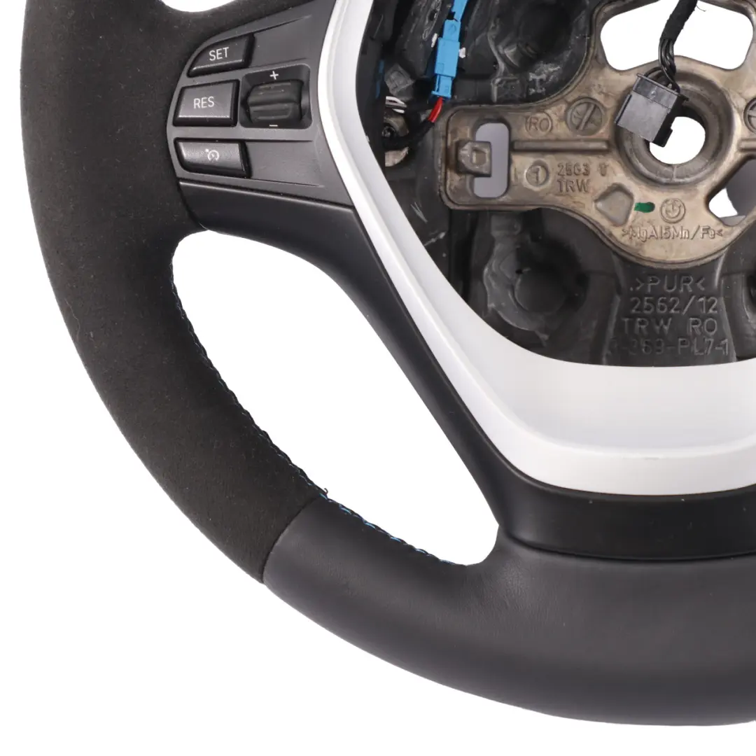  Steering Wheel BMW F20 F30 F32 NEW Black Leather Alcantara Sport Paddle Shift - SKU 6863343-4 - Part number 6863343