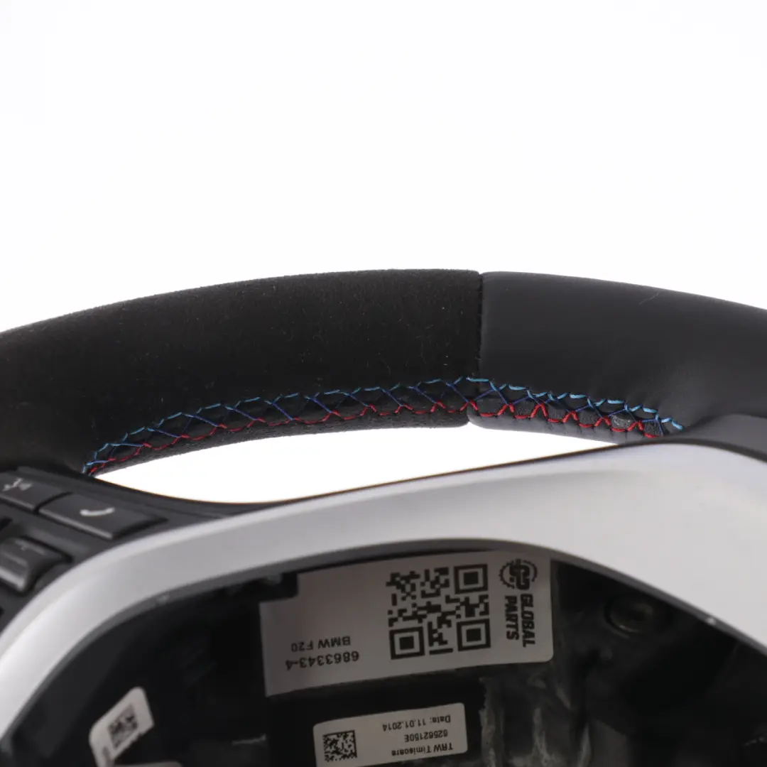  Steering Wheel BMW F20 F30 F32 NEW Black Leather Alcantara Sport Paddle Shift - SKU 6863343-4 - Part number 6863343