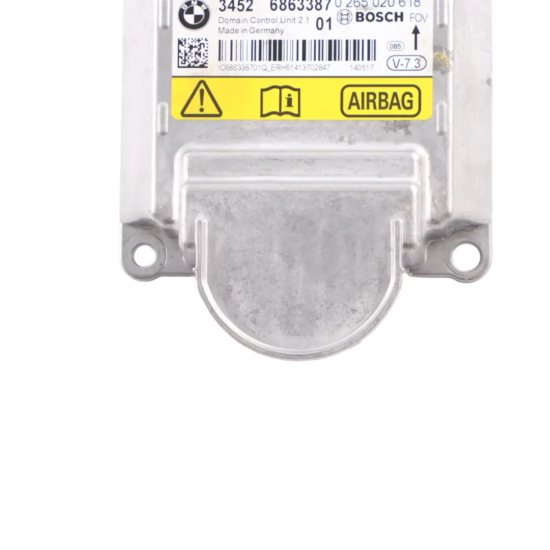 Air Module BMW F20 F23 F30 F32 F36 Safety Control Module ICM Plus Unit - SKU 6863387 - Part number 6887754