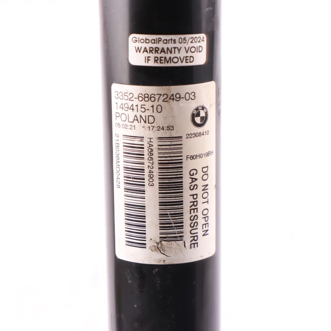 B38X Amortisseur Arrière Droit Gauche pour Mini F60 LCI SE ALL4 Hybrid à propos du numéro de pièce 6867249 Mini F60 LCI SE ALL4 Hybrid B38X Amortisseur Arrière Droit Gauche - SKU 6867249 - Numéro de pièce 6867249