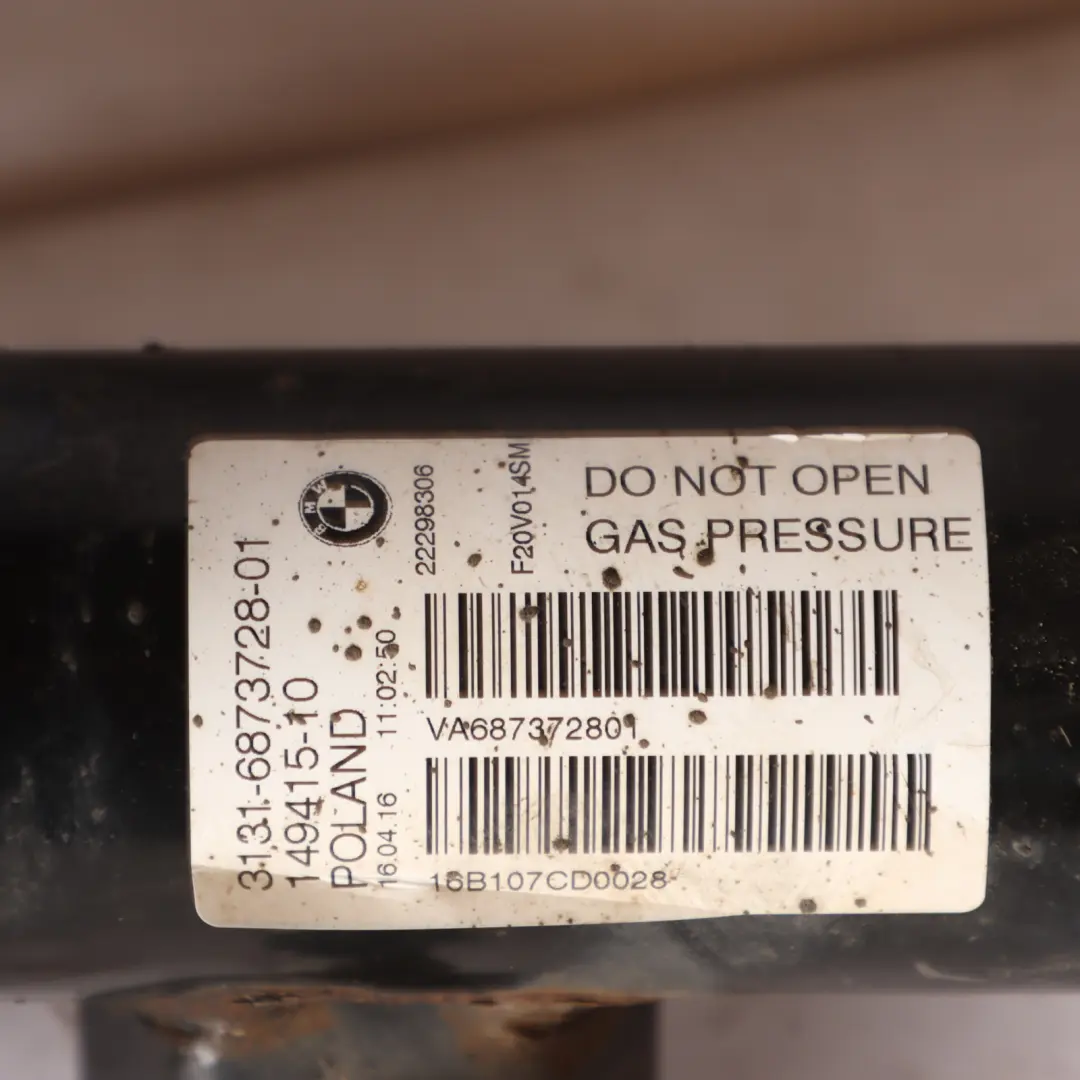 Suspension Ressort Jambe De Force Avant Gauche Droite pour BMW F20 à propos du numéro de pièce 6873728 BMW F20 Suspension Ressort Jambe De Force Avant Gauche Droite - SKU 6873728 - Numéro de pièce 6873728