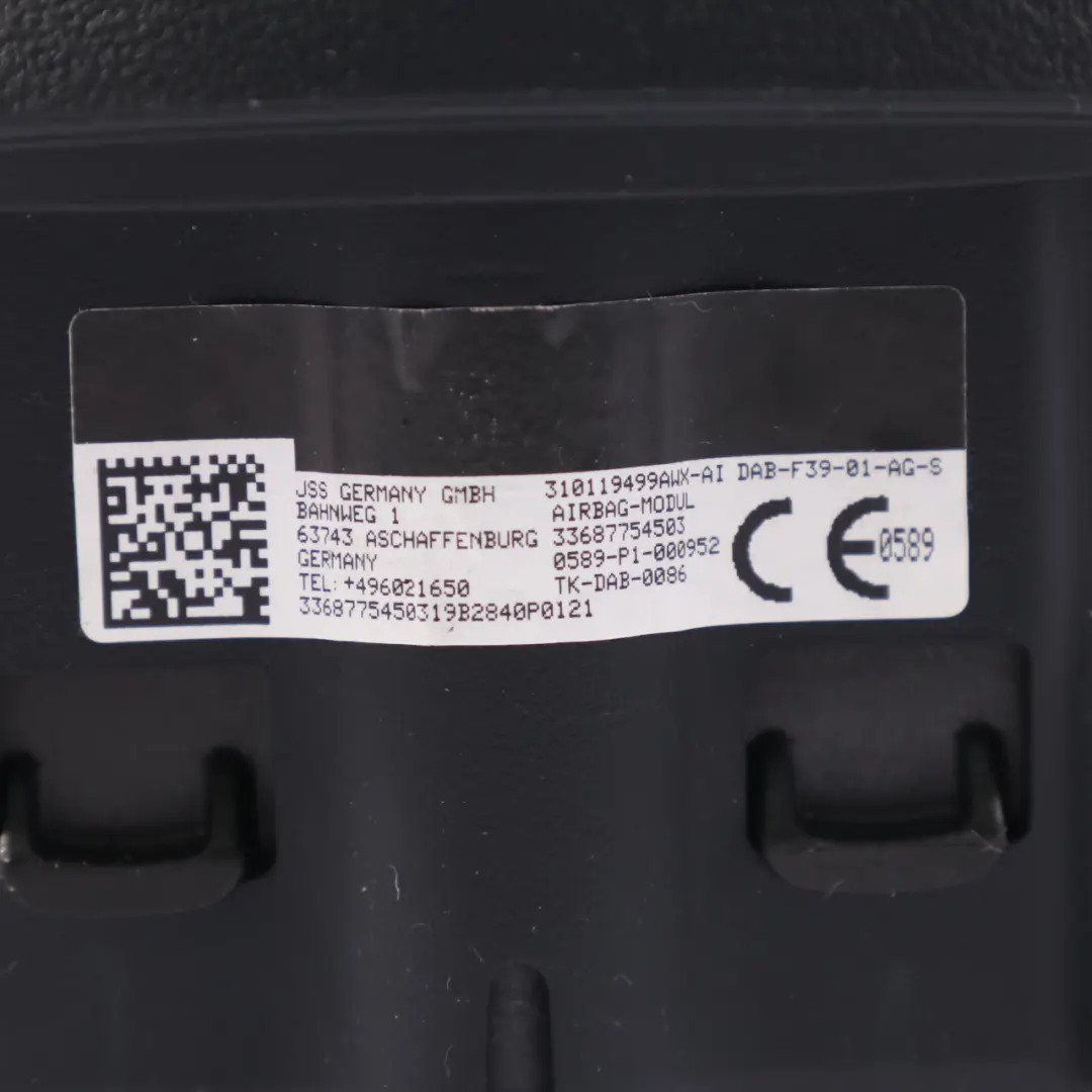 Airbag Poduszka Powietrzna Kierowcy Kierownicy do BMW X1 F48 X2 F39 o numerze 6877545 BMW X1 F48 X2 F39 Airbag Poduszka Powietrzna Kierowcy Kierownicy - SKU 6877545 - Numer Części 6877545