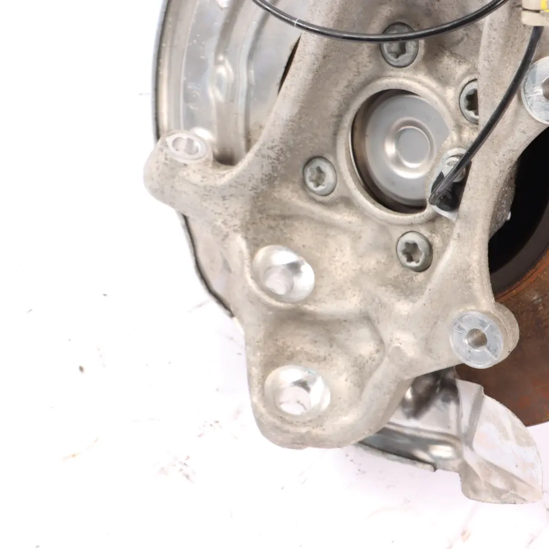 Carrier Front Right O/S Suspension Leg Axle Brake Disc Wheel Hub to BMW G30 Wheel with Part number 6884382 BMW G30 Wheel Carrier Front Right O/S Suspension Leg Axle Brake Disc Wheel Hub - SKU 6884382-1 - Part number 6884382