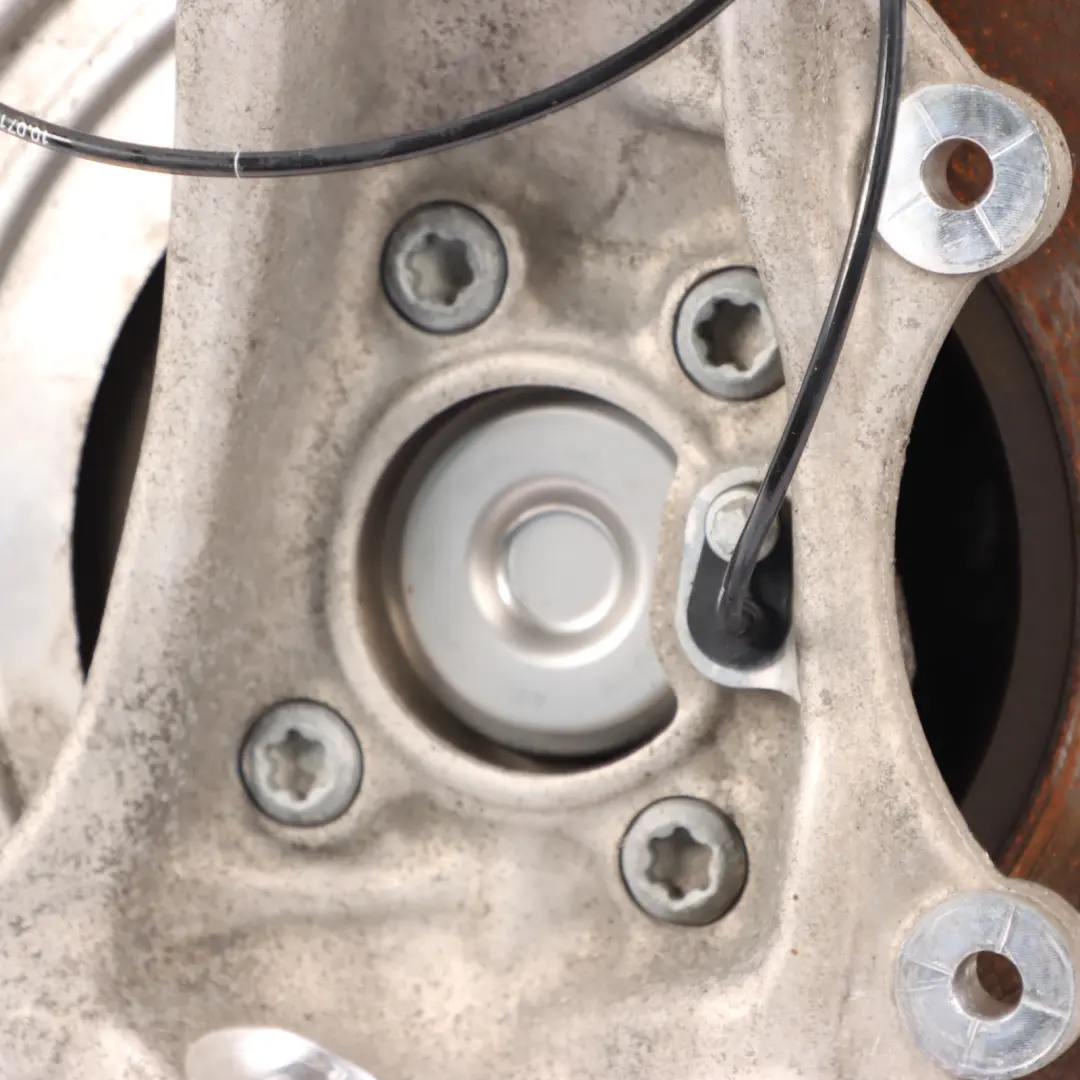 Carrier Front Right O/S Suspension Leg Axle Brake Disc Wheel Hub to BMW G30 Wheel with Part number 6884382 BMW G30 Wheel Carrier Front Right O/S Suspension Leg Axle Brake Disc Wheel Hub - SKU 6884382-1 - Part number 6884382