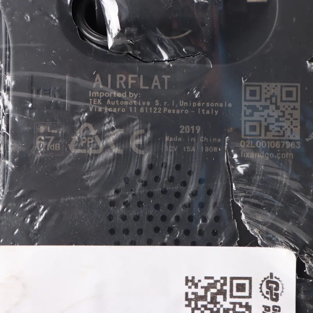 Tyre Inflation Air Pump Compressor to BMW F40 G20 G21 G30 G31 Mini F55 F56 with Part number 6898012 BMW F40 G20 G21 G30 G31 Mini F55 F56 Tyre Inflation Air Pump Compressor - SKU 6898012-1 - Part number 6898012