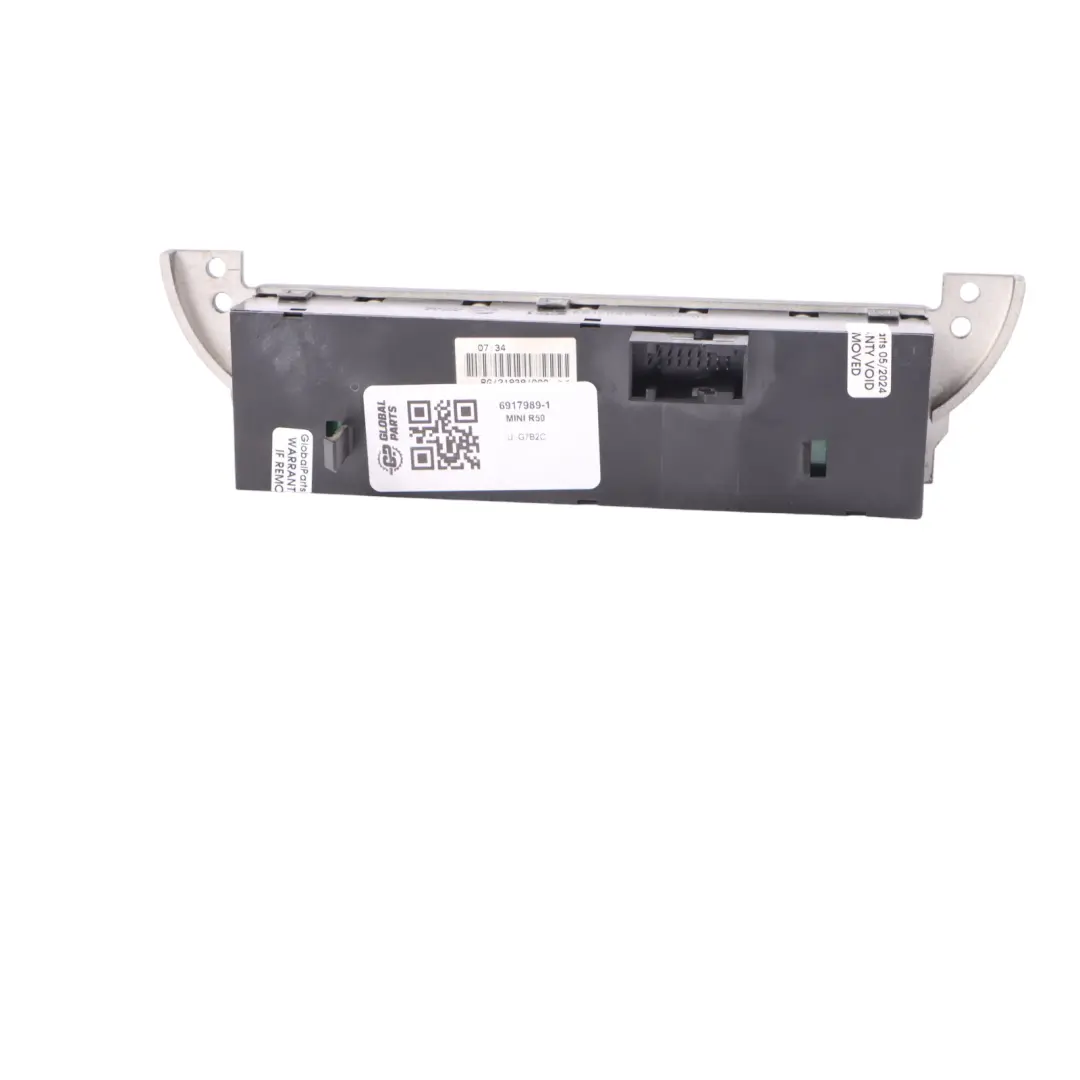  Switch Unit Mini Cooper One R50 R52 R53 Window Lock ASC Knob Centre Console - SKU 6917989-1 - Part number 6917989