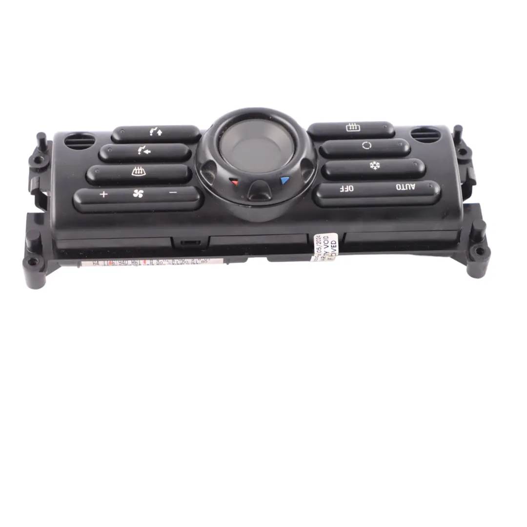 Heater Control Panel Air Conditioning 6935489 to Mini Cooper One R50 R53 Automatic with Part number 6940861 Mini Cooper One R50 R53 Automatic Heater Control Panel Air Conditioning 6935489 - SKU 6940861-1 - Part number 6940861