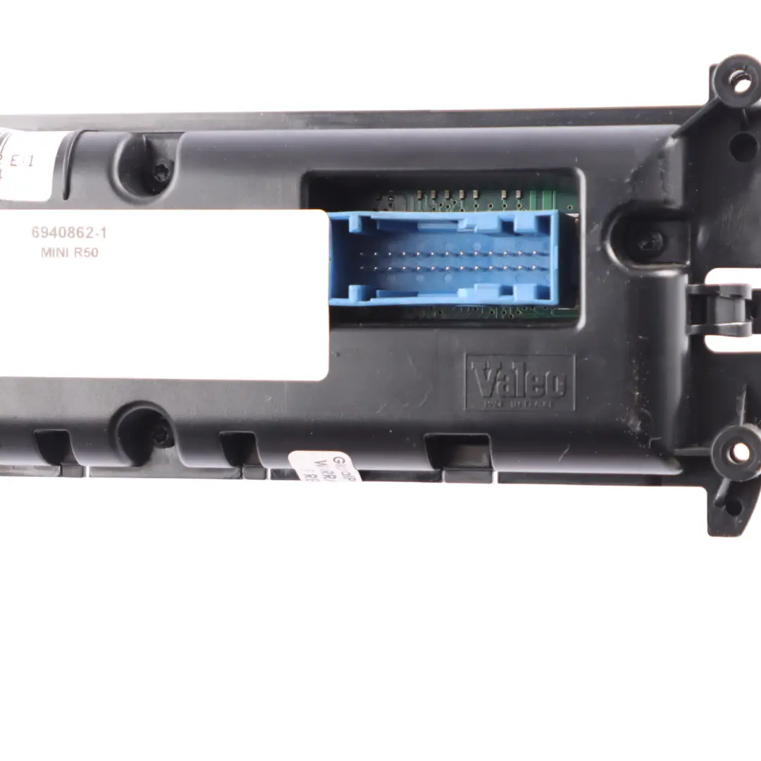 Heizungs Automatik Bedienfeld Klima Anlage für Mini Cooper R50 R53 mit Teilenummer 6940862 Mini Cooper R50 R53 Heizungs Automatik Bedienfeld Klima Anlage - SKU 6940862-1 - Teilenummer 6940862