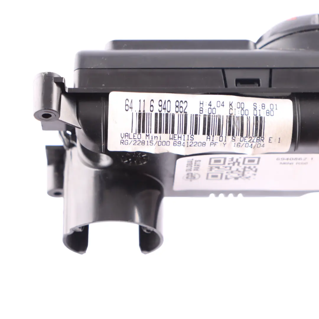 Panneau contrôle automatique Air Conditionné pour Mini Cooper R50 R53 à propos du numéro de pièce 6940862 Mini Cooper R50 R53 Panneau contrôle automatique Air Conditionné - SKU 6940862-1 - Numéro de pièce 6940862