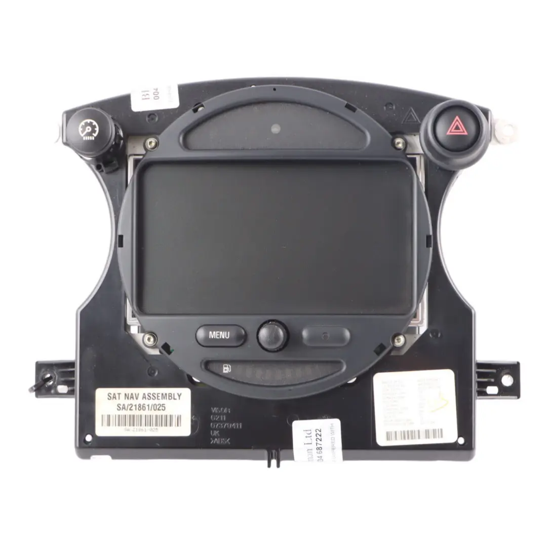 Display Screen Multimedia Navigation Sat Nav to MIni Cooper R50 R52 R53 with Part number 6953547 MIni Cooper R50 R52 R53 Display Screen Multimedia Navigation Sat Nav - SKU 6953547 - Part number 6953547