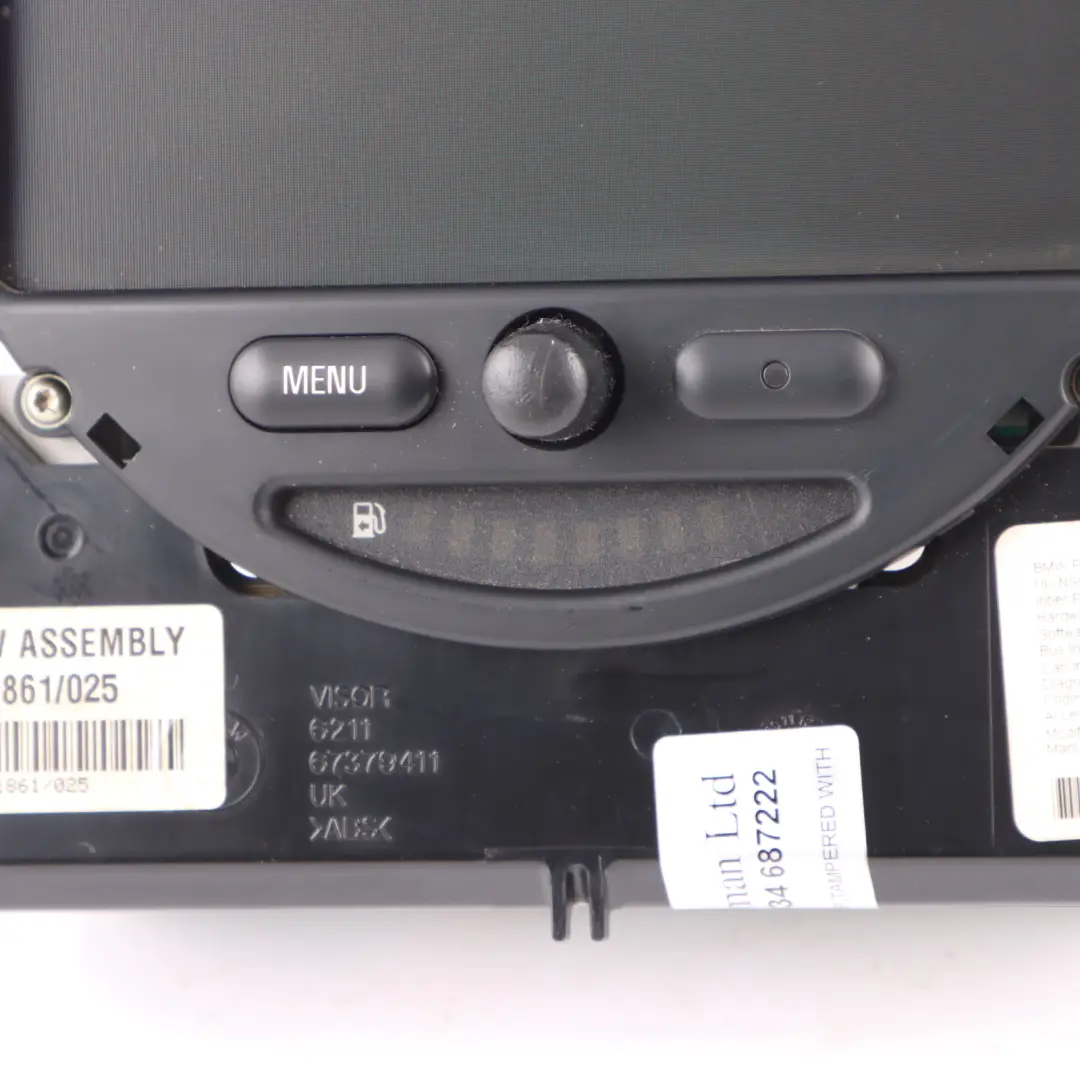 MIni Cooper R50 R52 R53 Display Screen Multimedia Navigation Sat Nav - SKU 6953547 - Part number 6953547