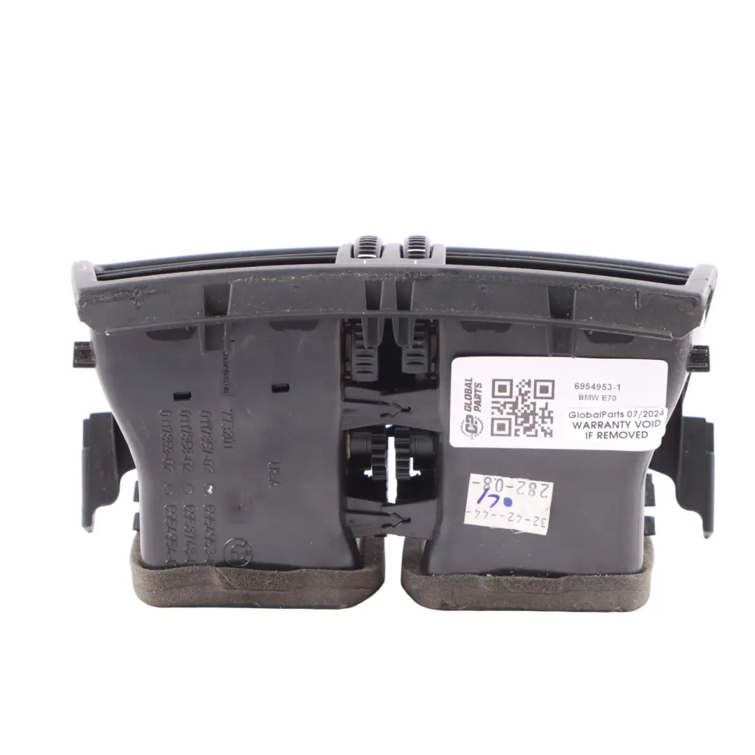 Vent BMW X5 E70 X6 E71 Rear Centre Console Nozzle Grill Trim Black to Air with Part number 6954953 Air Vent BMW X5 E70 X6 E71 Rear Centre Console Nozzle Grill Trim Black - SKU 6954953-1 - Part number 6954953