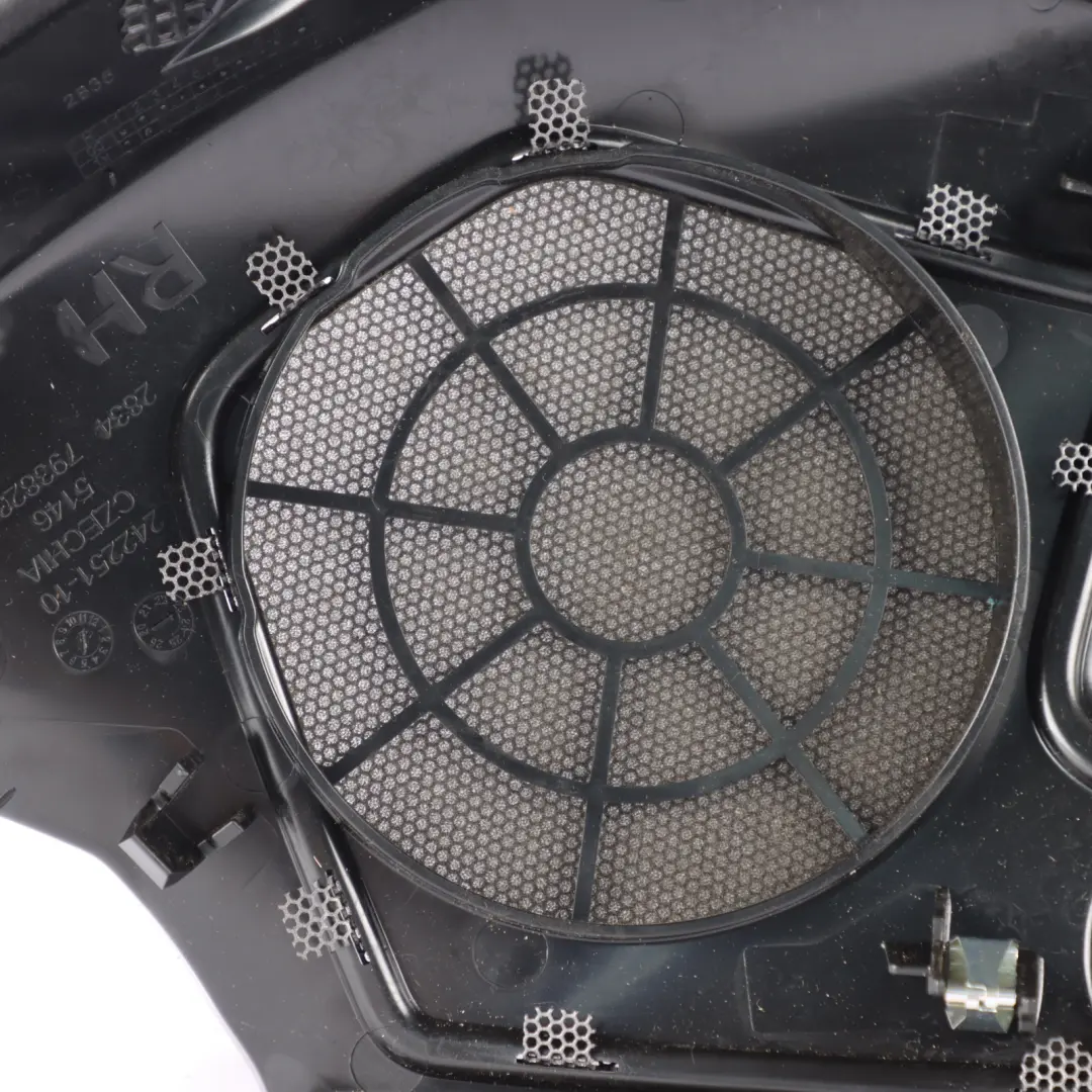 Seatbelt Trim Rear Right O/S Speaker Cover Seat Belt Panel 7938236 to BMW G26 with Part number 6955136 BMW G26 Seatbelt Trim Rear Right O/S Speaker Cover Seat Belt Panel 7938236 - SKU 6955136 - Part number 6955136