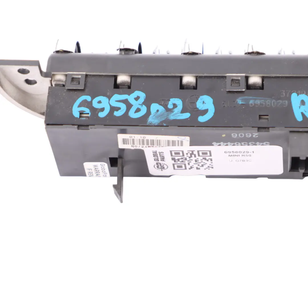 Roof Control Unit Mini Cooper R50 R52 R53 Centre Console Switch Panel to with Part number 6958029 Roof Control Unit Mini Cooper R50 R52 R53 Centre Console Switch Panel - SKU 6958029-1 - Part number 6958029