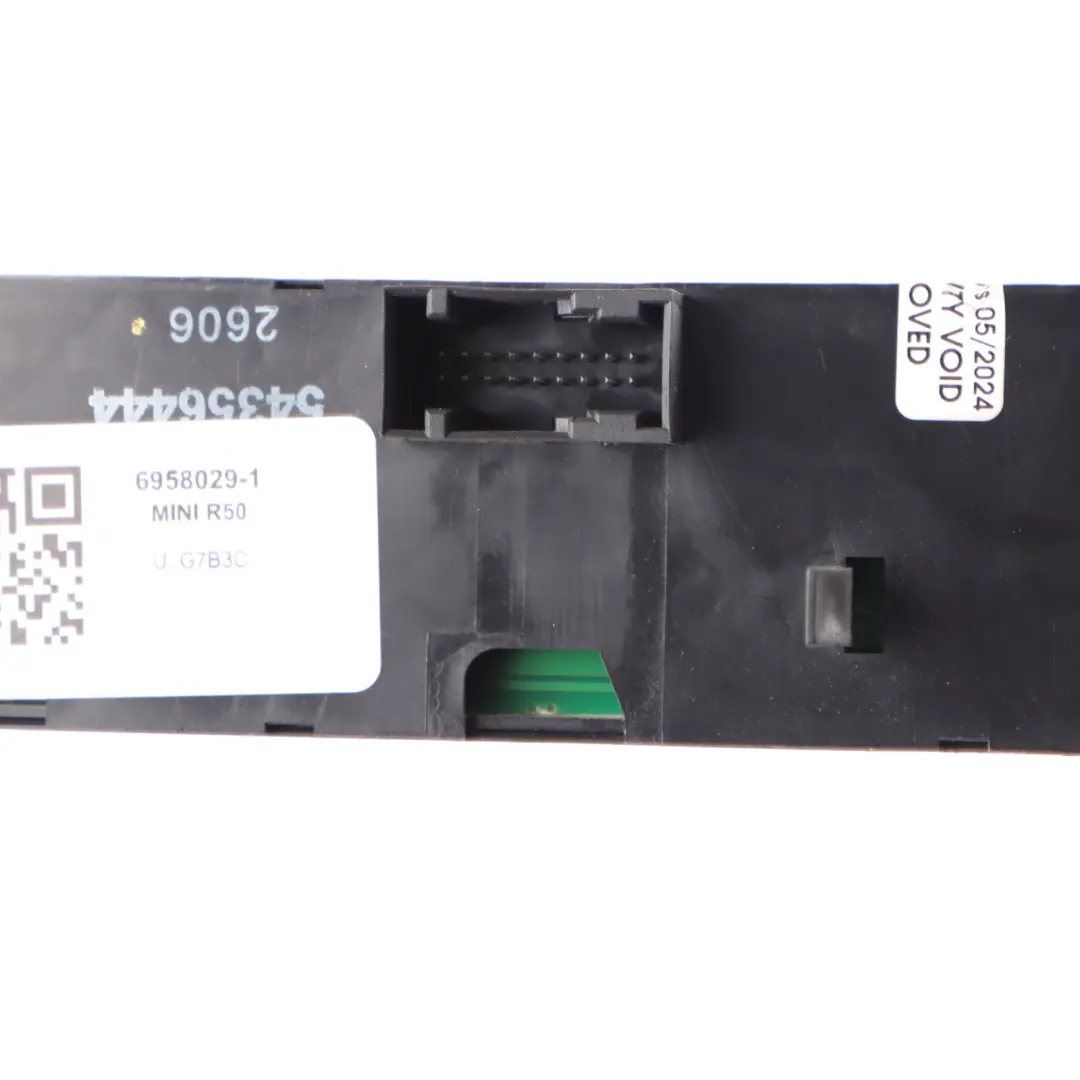  Roof Control Unit Mini Cooper R50 R52 R53 Centre Console Switch Panel - SKU 6958029-1 - Part number 6958029