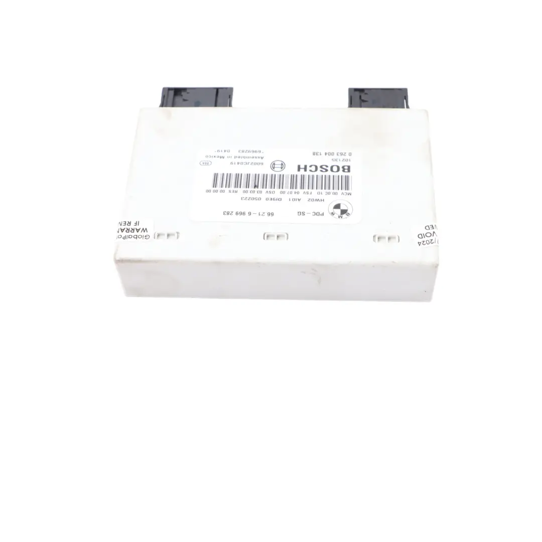 Parking Control Module Unit PDC to BMW E81 E82 E87 E90 E91 E92 with Part number 6969283 BMW E81 E82 E87 E90 E91 E92 Parking Control Module Unit PDC - SKU 6969283 - Part number 6969283