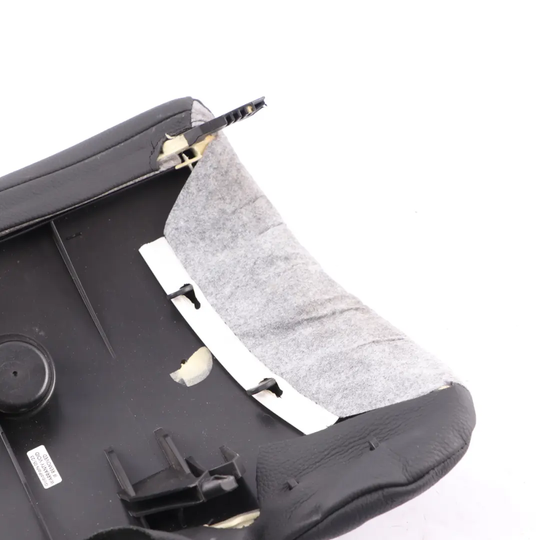 Right O/S Side Finisher Black Leather Dakota 7118806 to BMW 3 E91 Touring Rear Seat with Part number 6971682 BMW 3 E91 Touring Rear Seat Right O/S Side Finisher Black Leather Dakota 7118806 - SKU 6971682 - Part number 6971682