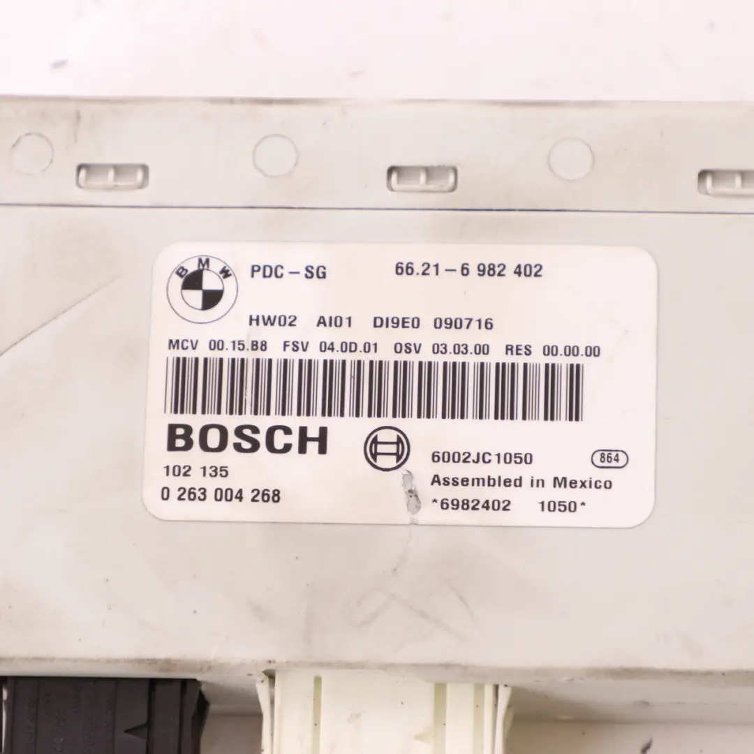Parkkontroll Modul BMW E81 E84 E87 E90 E91 E92 E93 Einheit PDC für mit Teilenummer 6982402 Parkkontroll Modul BMW E81 E84 E87 E90 E91 E92 E93 Einheit PDC - SKU 6982402-1 - Teilenummer 6982402