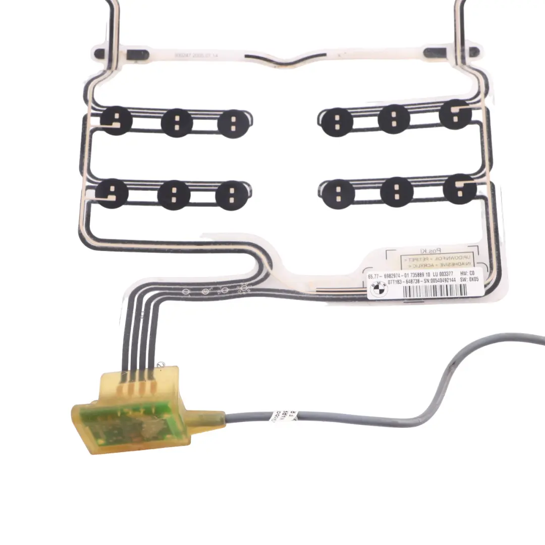 Sensor De Asiento BMW E60 E61 Alfombrilla Detección Asiento Delantero para con número de pieza 6982974 Sensor De Asiento BMW E60 E61 Alfombrilla Detección Asiento Delantero - SKU 6982974 - Número de pieza 6982974