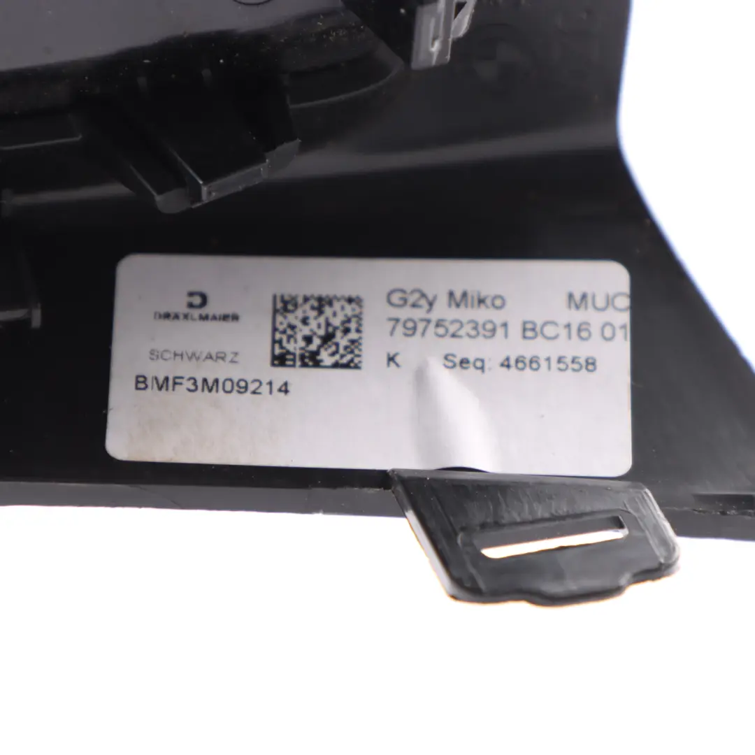 Bracket Console Cover Support Mount Air Grille Rear Trim to BMW G26 with Part number 6996849 BMW G26 Bracket Console Cover Support Mount Air Grille Rear Trim - SKU 6996849 - Part number 6996849