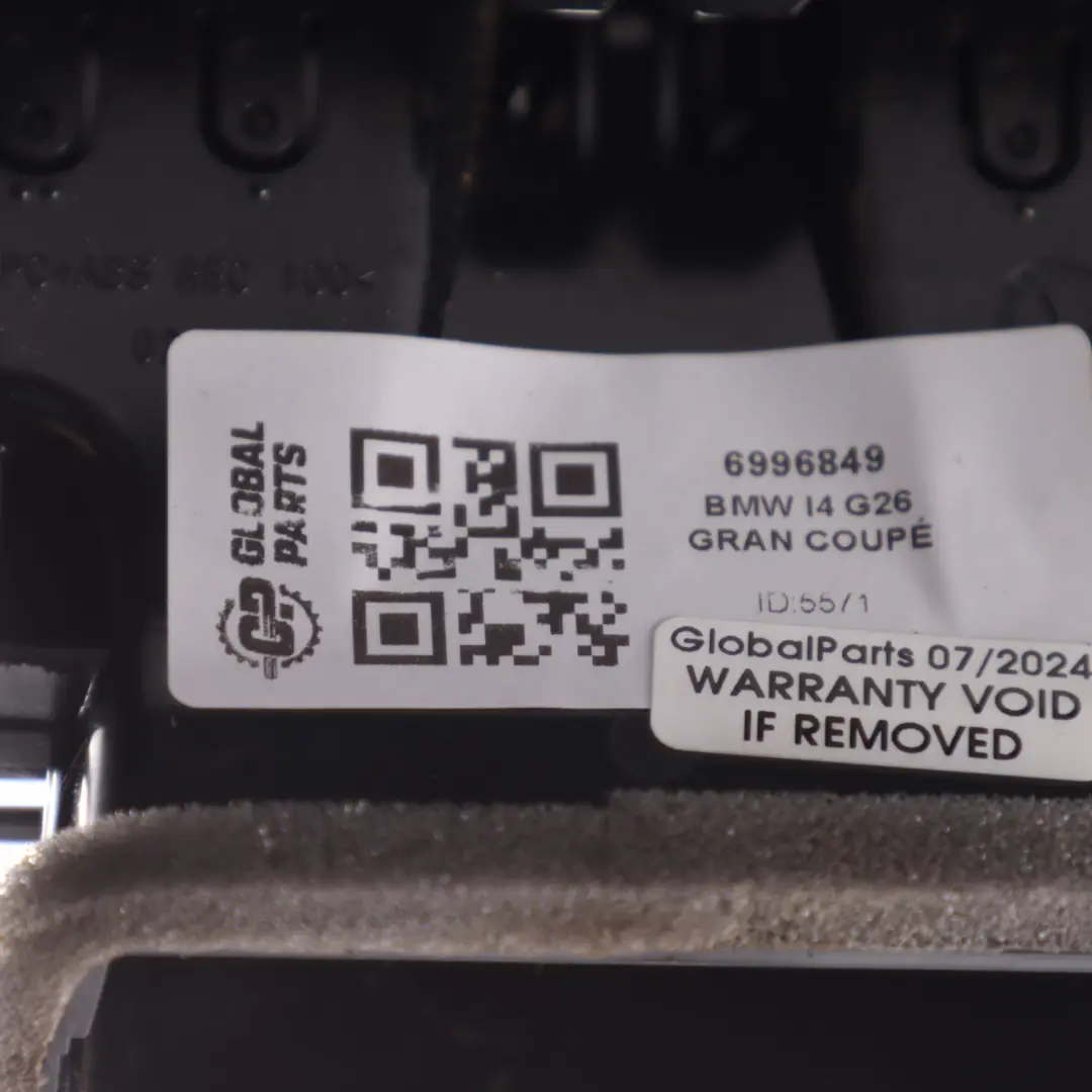 Bracket Console Cover Support Mount Air Grille Rear Trim to BMW G26 with Part number 6996849 BMW G26 Bracket Console Cover Support Mount Air Grille Rear Trim - SKU 6996849 - Part number 6996849