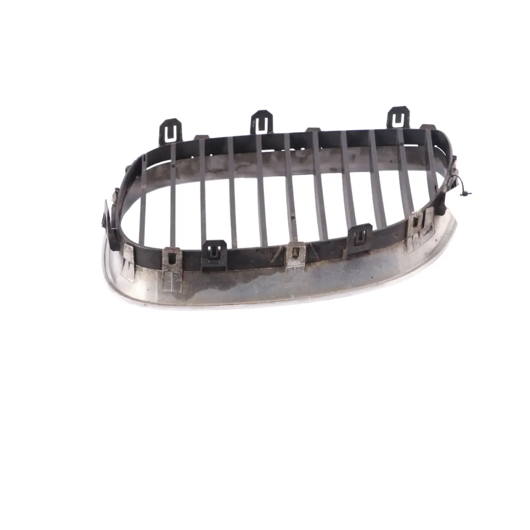 BMW E60 E61 parachoques delantero rejilla riñón derecho cubierta cromo - SKU 7027062-2 - Número de pieza 7027062
