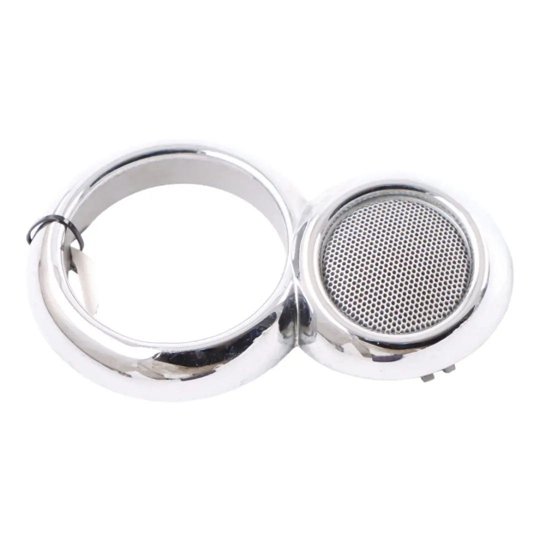 Door Opener Speaker Cover Inside Left N/S White Silver to Mini R50 R52 R53 with Part number 7035375 Mini R50 R52 R53 Door Opener Speaker Cover Inside Left N/S White Silver - SKU 7035375-3 - Part number 7035375