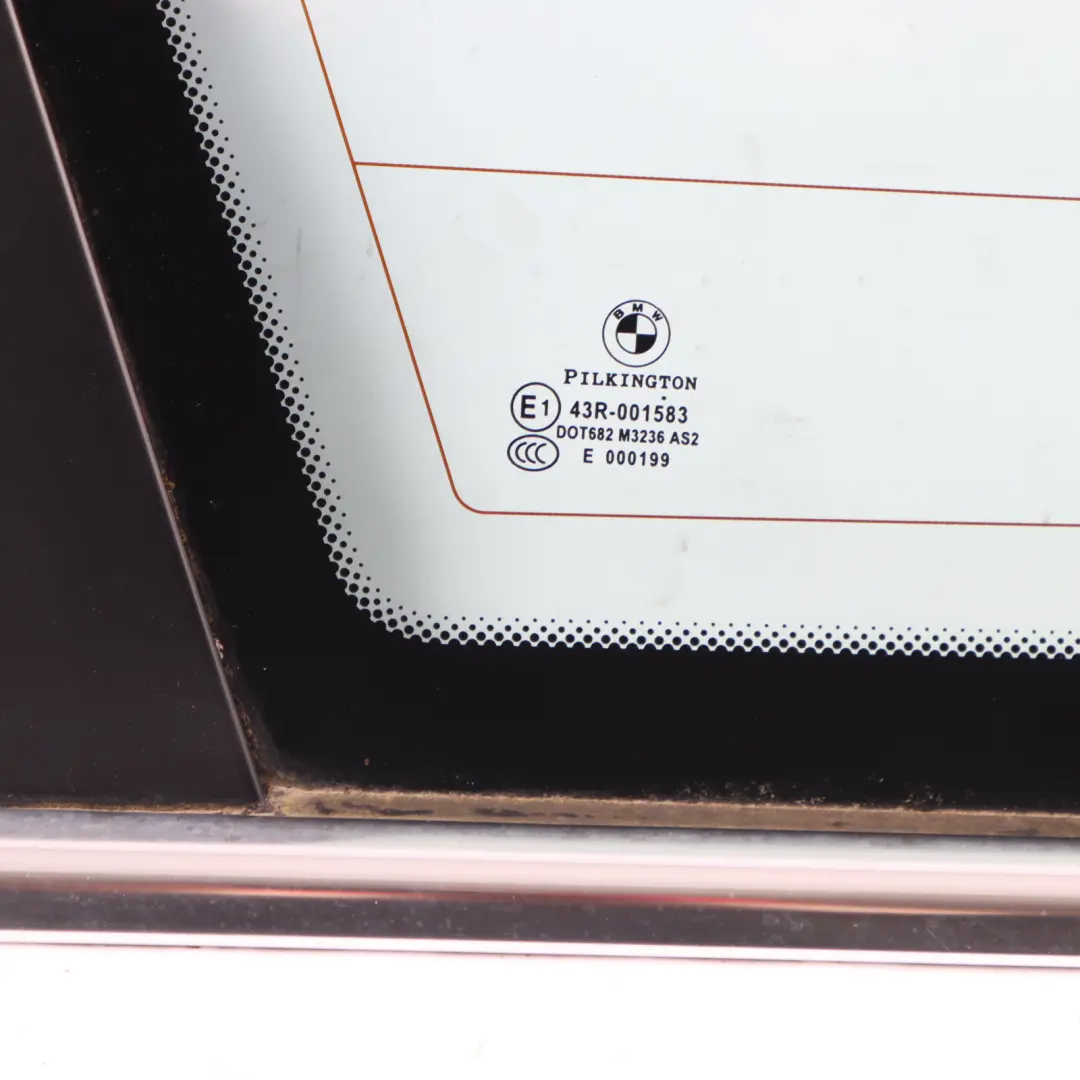 Ventana Lateral Cristal Fijo Trasero Izquierdo Verde AS2 para BMW F11 Touring con número de pieza 7046259 BMW F11 Touring Ventana Lateral Cristal Fijo Trasero Izquierdo Verde AS2 - SKU 7046259 - Número de pieza 7046259